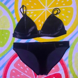 Triangl Black Velvet Bikini 👙